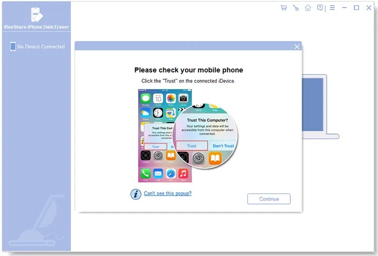 Média Eraser de données iPhone - Eraser de données efficace pour les appareils iOS 2