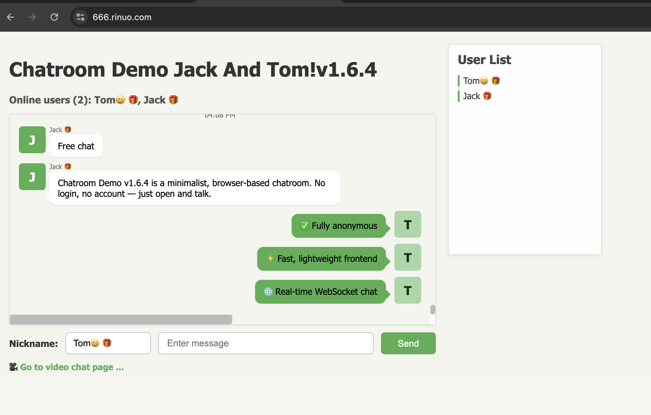 DEMO ห้องแชท v1.6.4 media 2