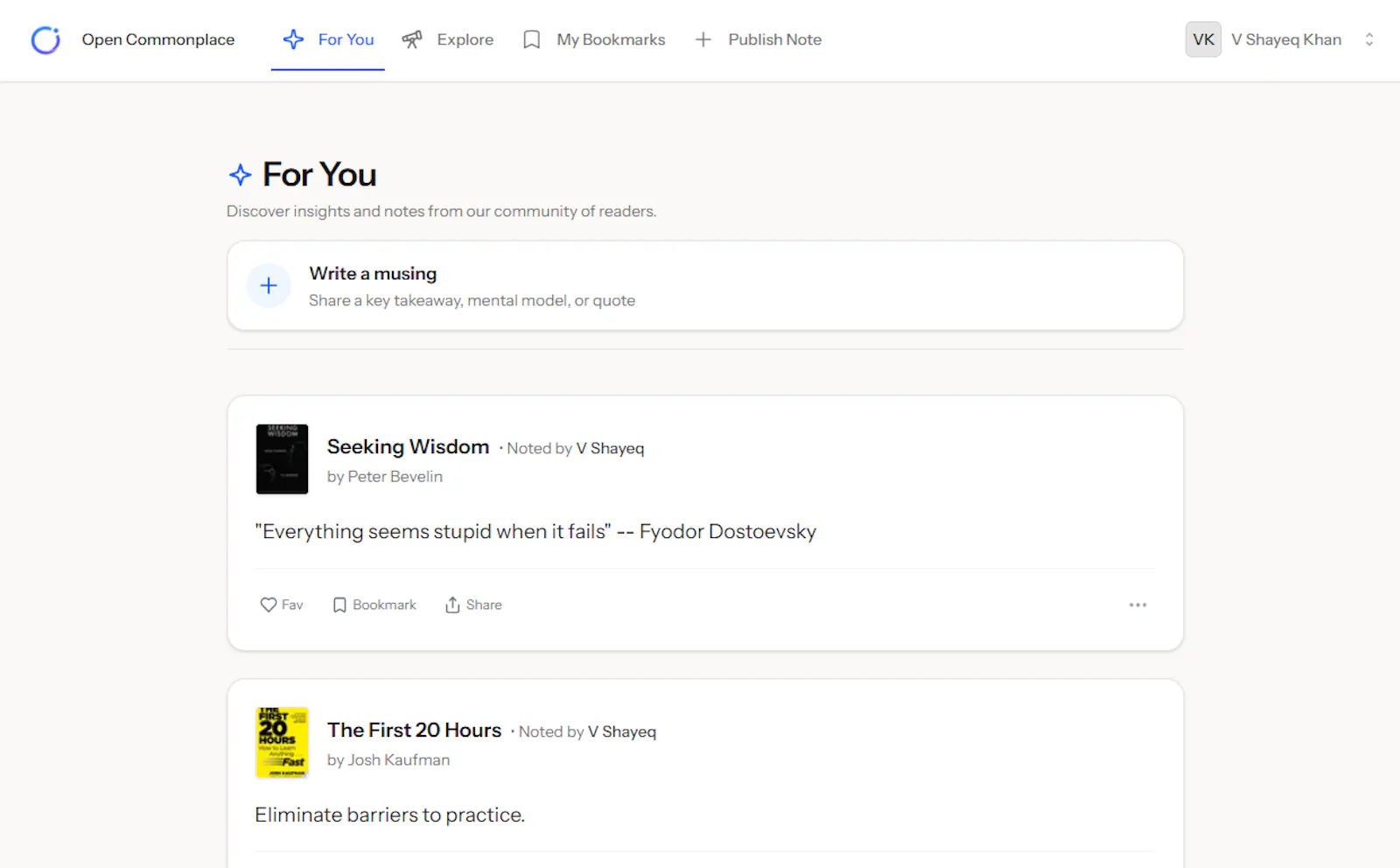 Open Commonplace screenshot 1