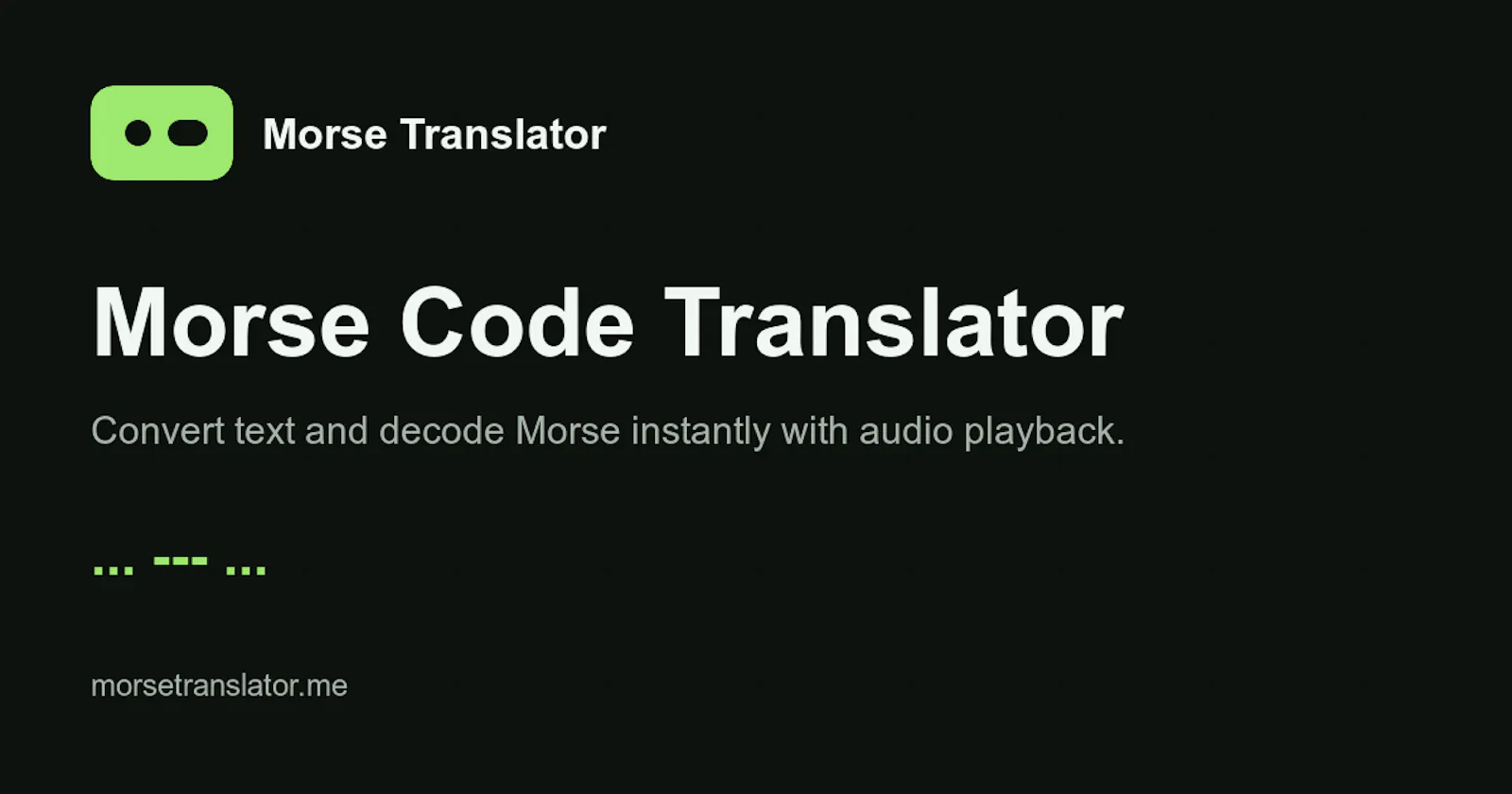 Morse Code Translator screenshot 2