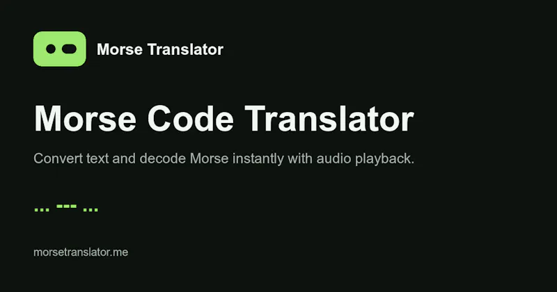 Morse Code Translator screenshot 2