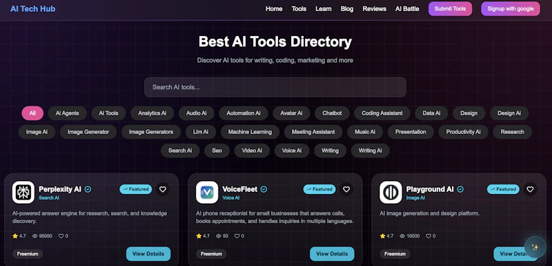 AI Tech Hub screenshot 3