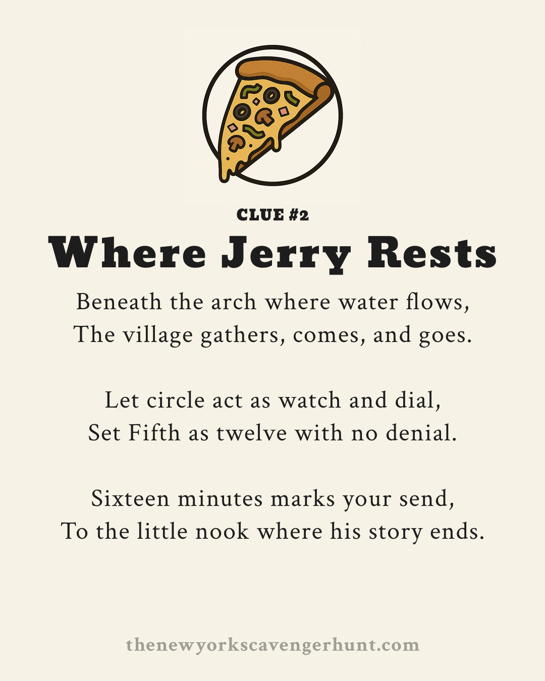 The New York Scavenger Hunt - Screenshot 5 showing product features and functionality