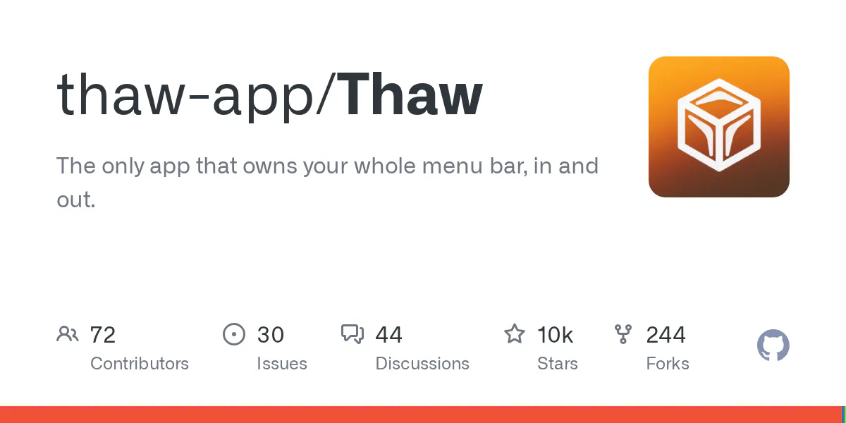 Thaw screenshot 1