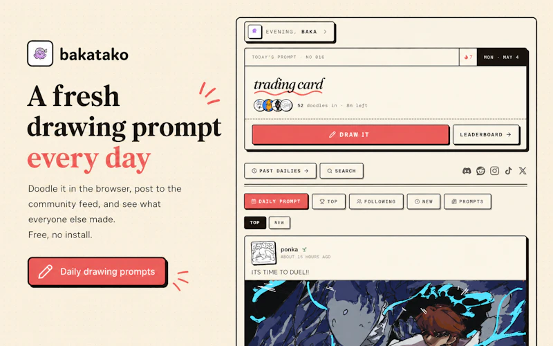 bakatako.com screenshot 1