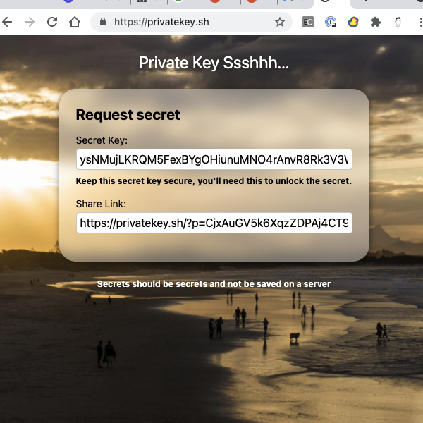 Private Key Ssshhh...