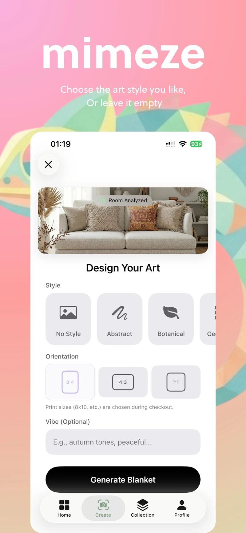 mimeze — Wall Art, Made for Your Space. screenshot 8