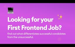 Find Your First Frontend Job media 1
