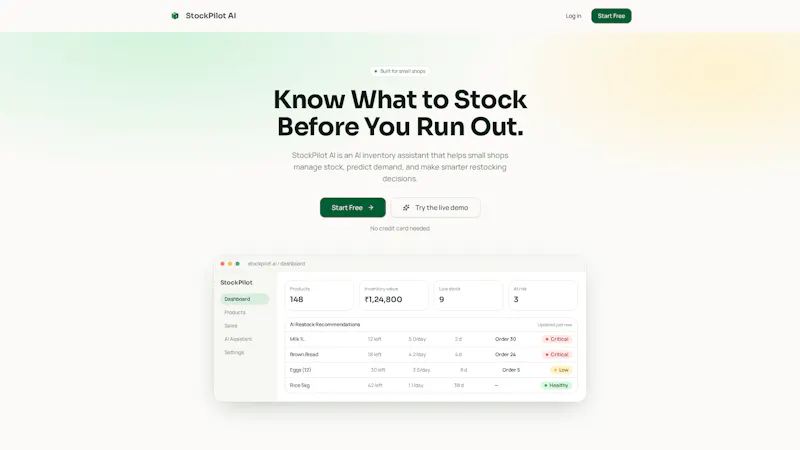 StockPilot AI screenshot 1