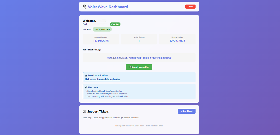 VoiceWave Overlay - Screenshot 3 showing product features and functionality