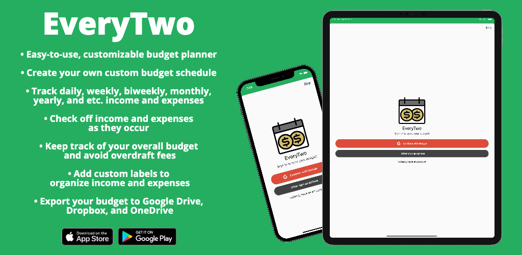 EveryTwo: Biweekly Budgeting gallery image