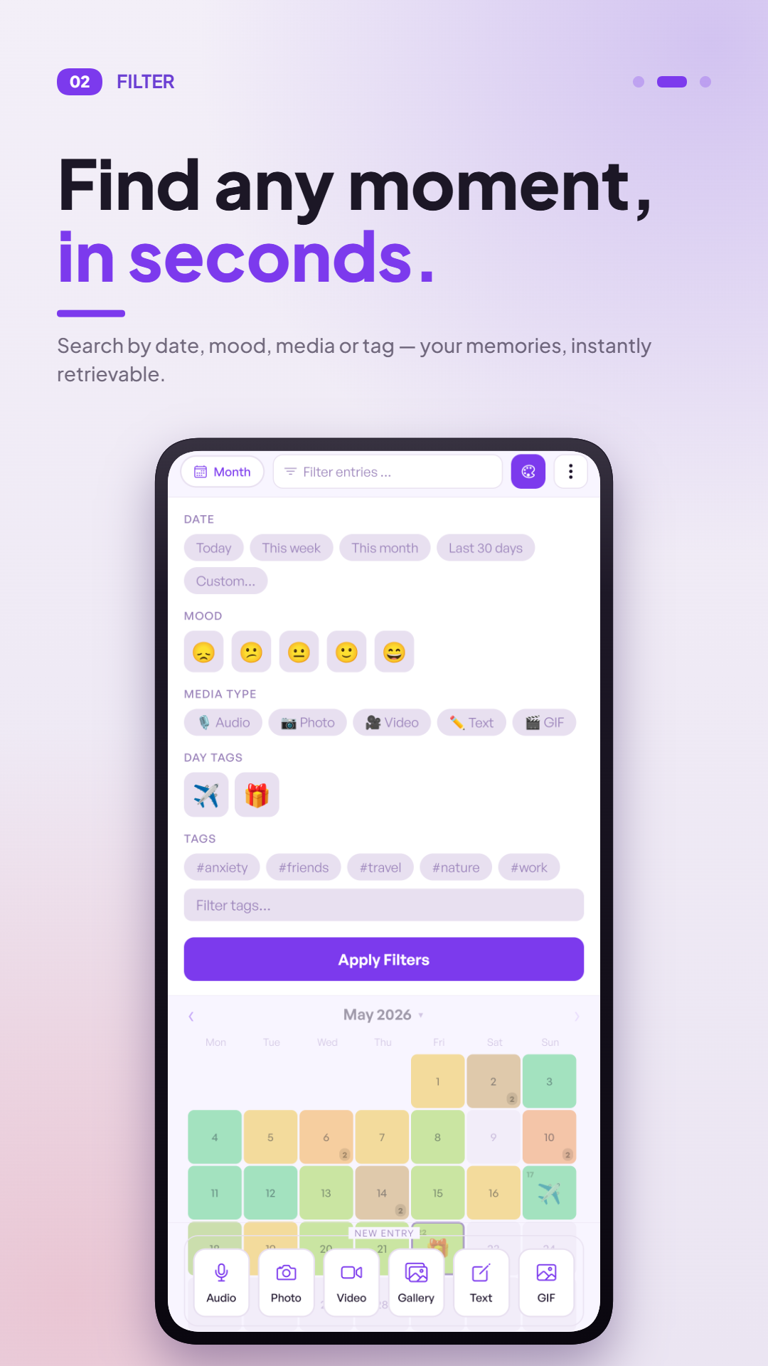 Echo - Multimedia Diary and Mood Tracker gallery image