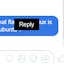 Facebook Chat, missing reply functionality