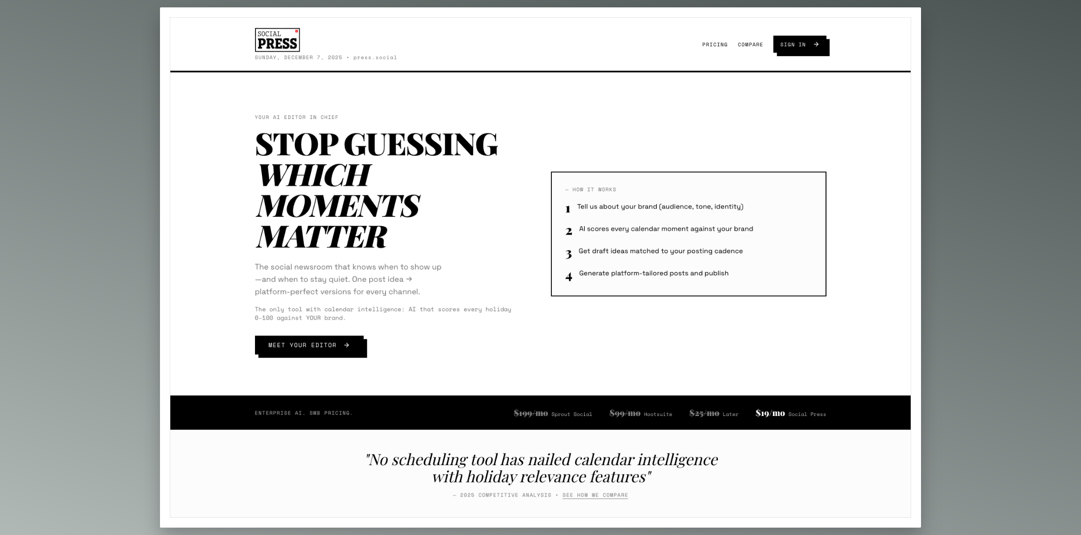 Social Press - Screenshot 3 showing product features and functionality