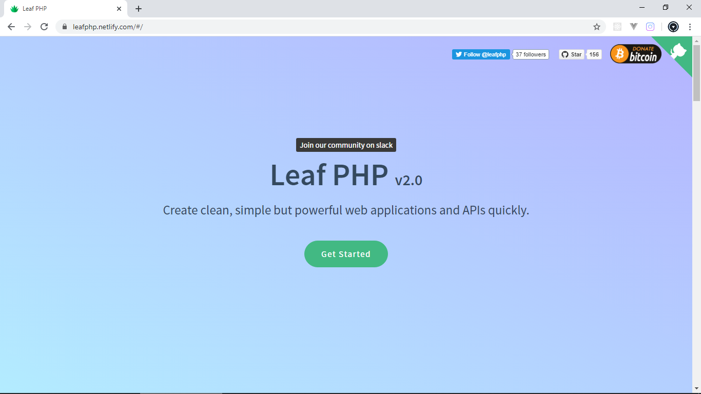 Leaf PHP Framework 2 gallery image