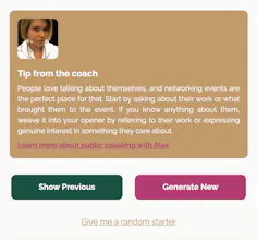 Conversation Starter Generator gallery image