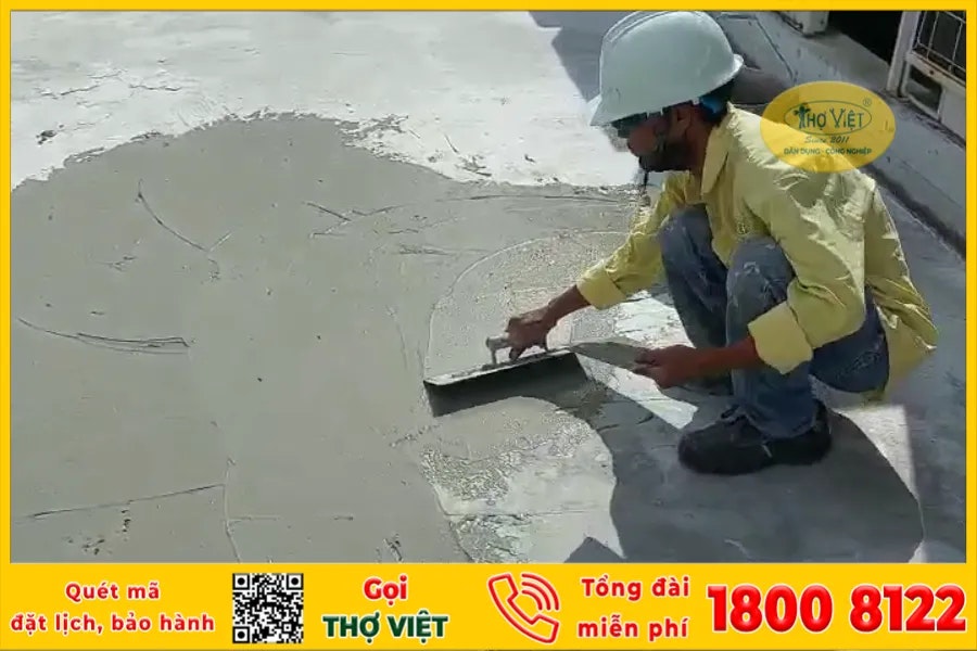 Construyendo trabajadores vietnamitas - Servicio de impermeabilización de los trabajadores media 7