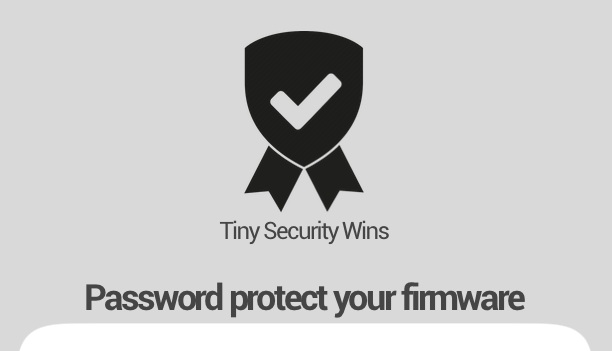 Tiny Security Wins gallery image