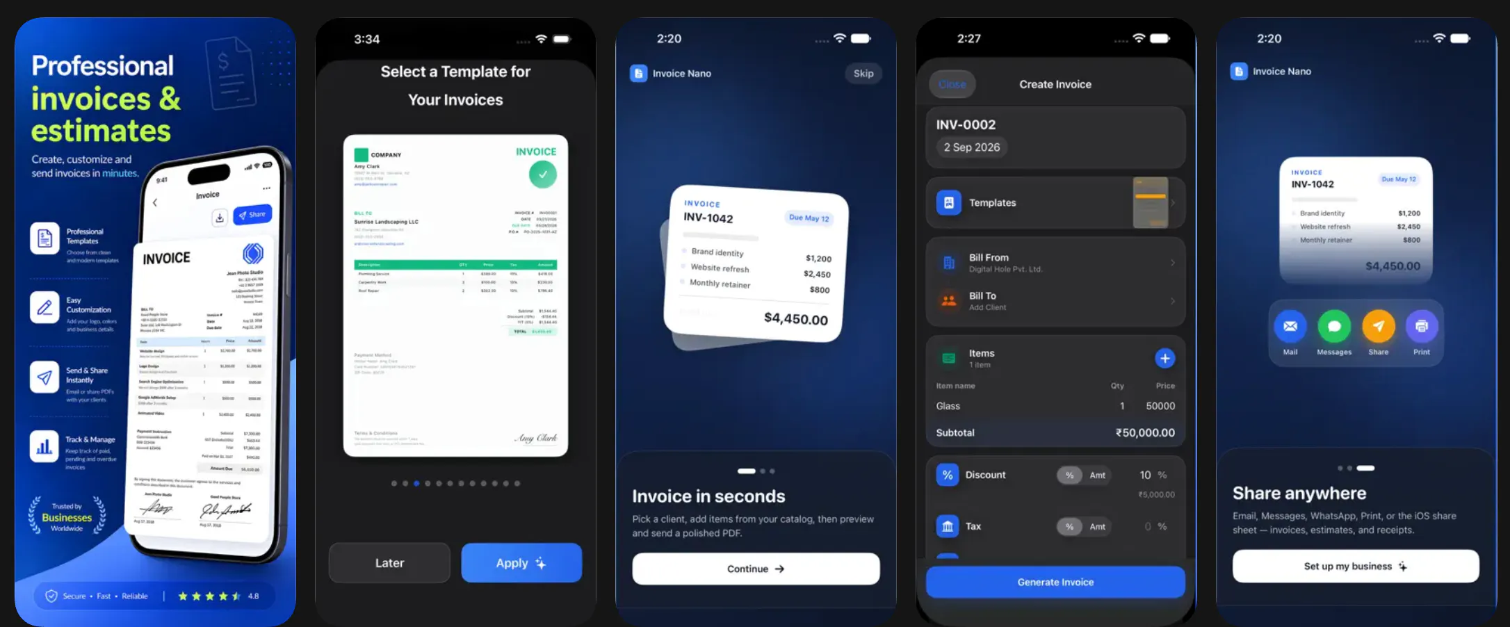 Invoice Maker : Invoice Nano