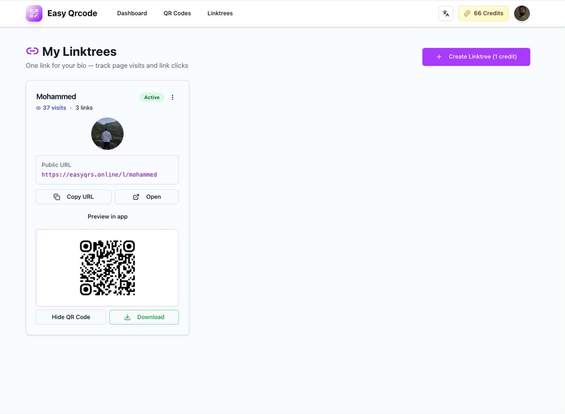 Easy Qrcode screenshot 1