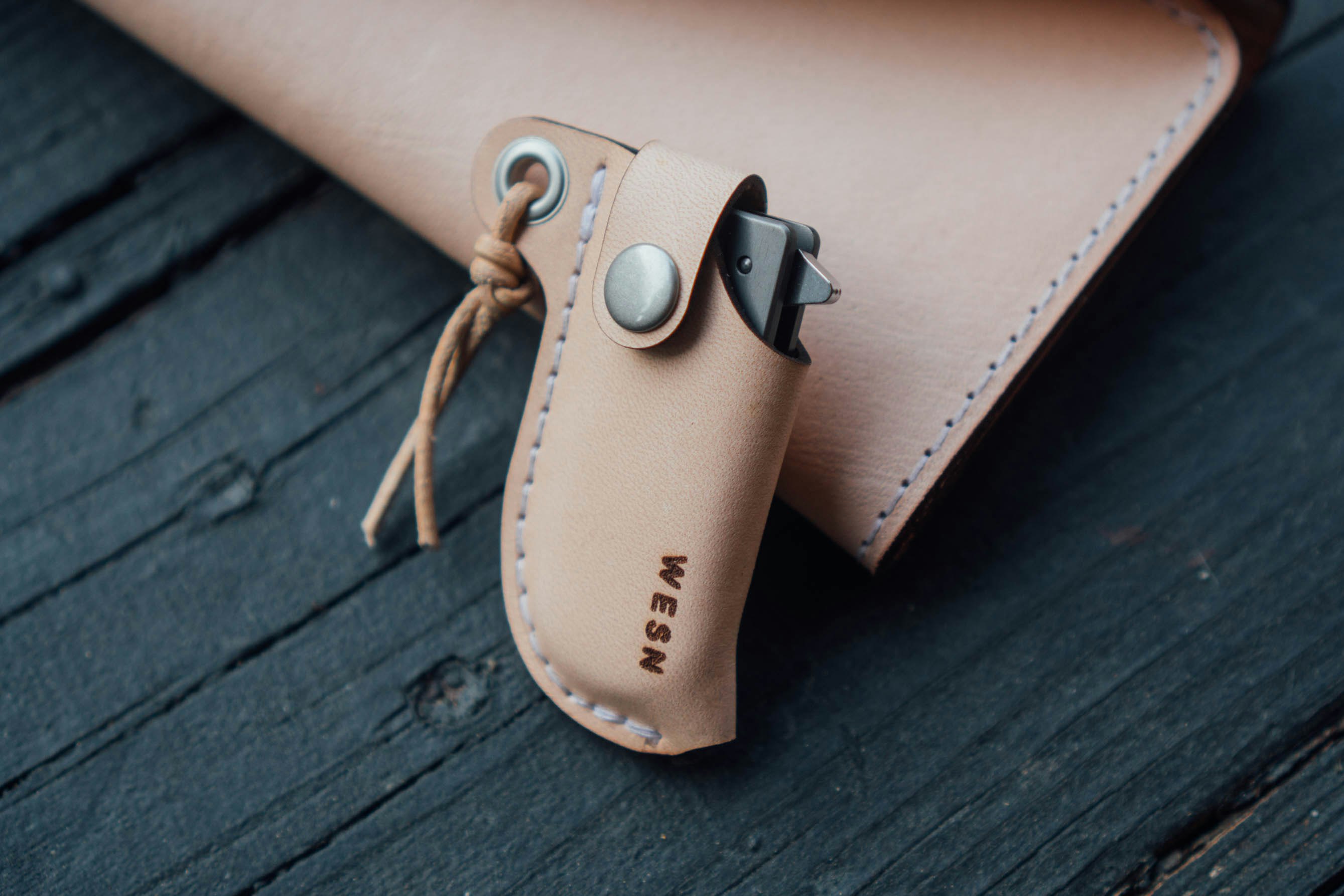 The WESN Titanium Micro Blade EDC Pocket Knife gallery image