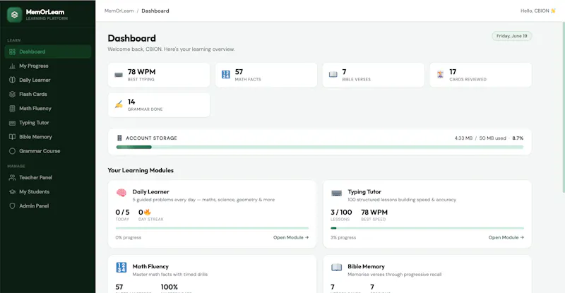 MemOrLearn screenshot 3