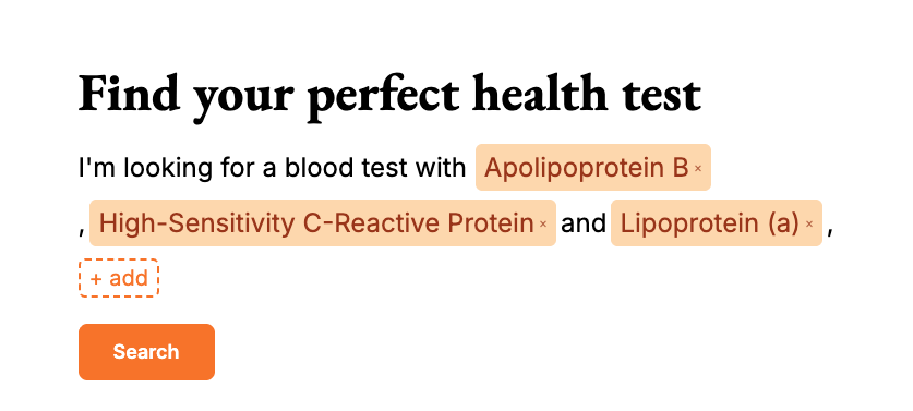 Blood Test Comparison gallery image