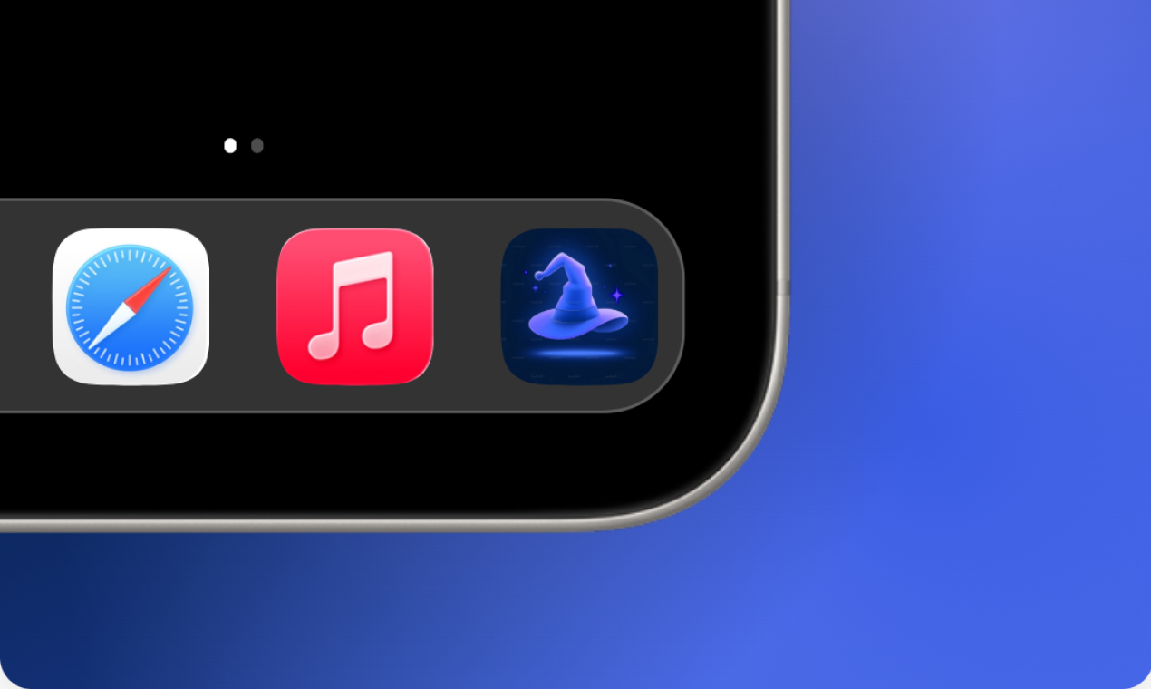 Media iOS 26 mockup ikon aplikasi - Buat mockups ikon aplikasi yang menampilkan skrin utama iOS 26 3