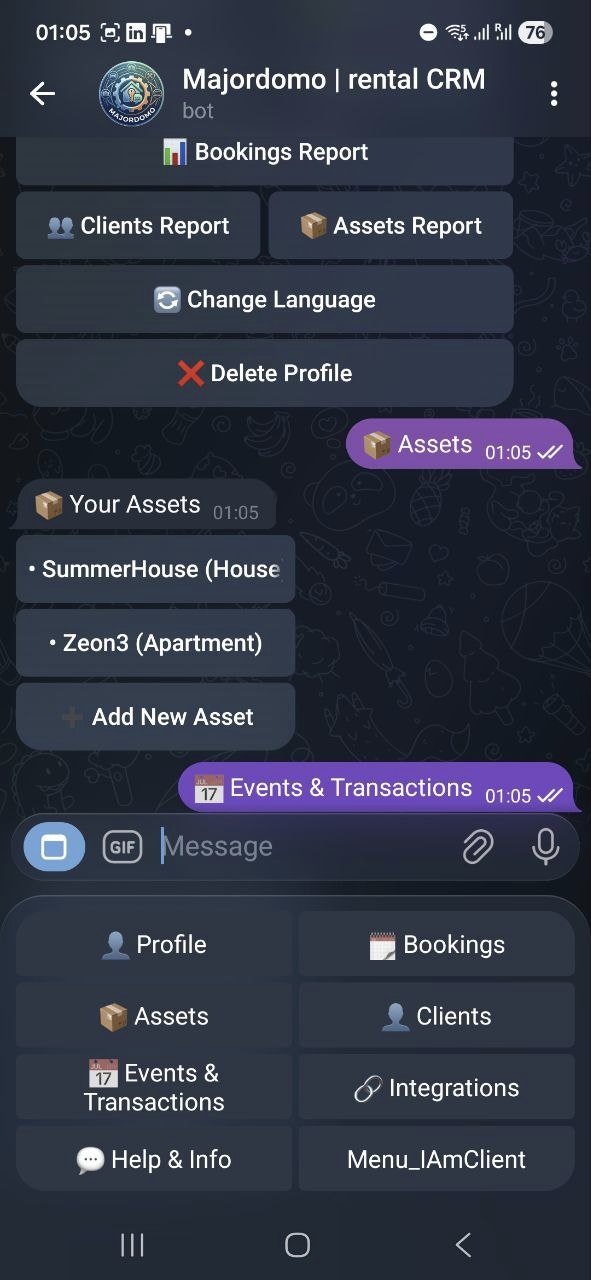 Majordomo - Screenshot 4 showing product features and functionality