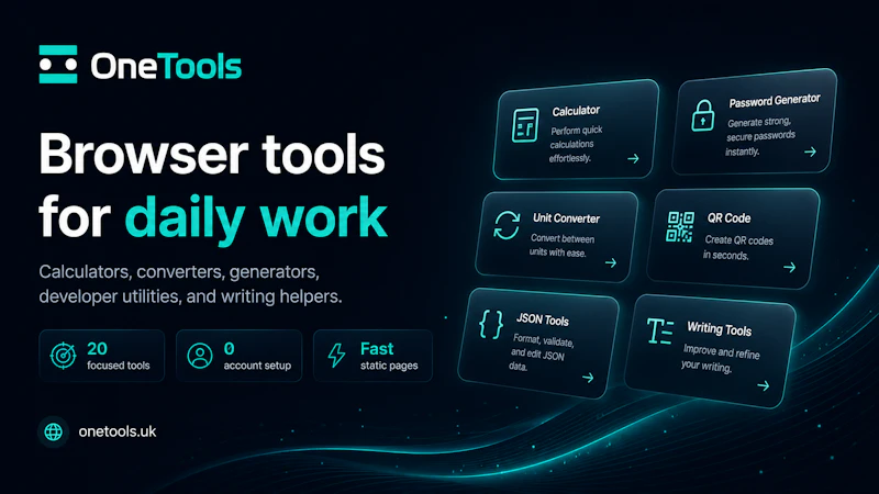 OneTools screenshot 2