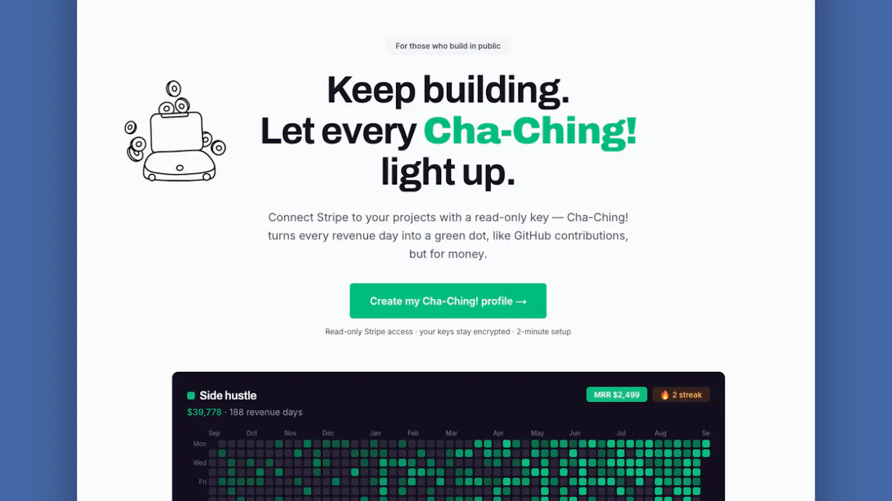 Cha-Ching Hub product