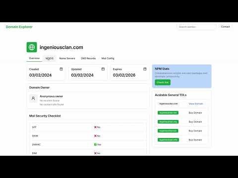 Domain Explorer gallery image