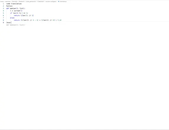 CodeGeeX gallery image