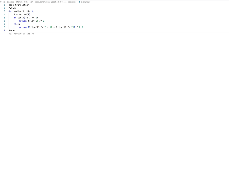 Codegeex 미디어 3