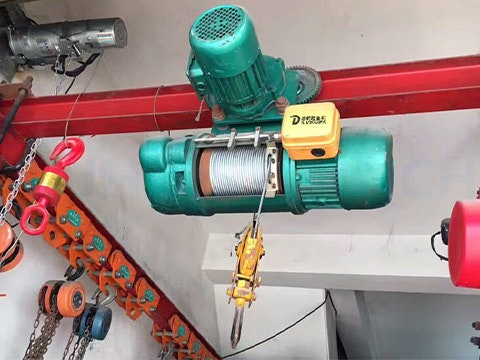 Electric Wire Rope Hoist - Screenshot 3 showing product features and functionality