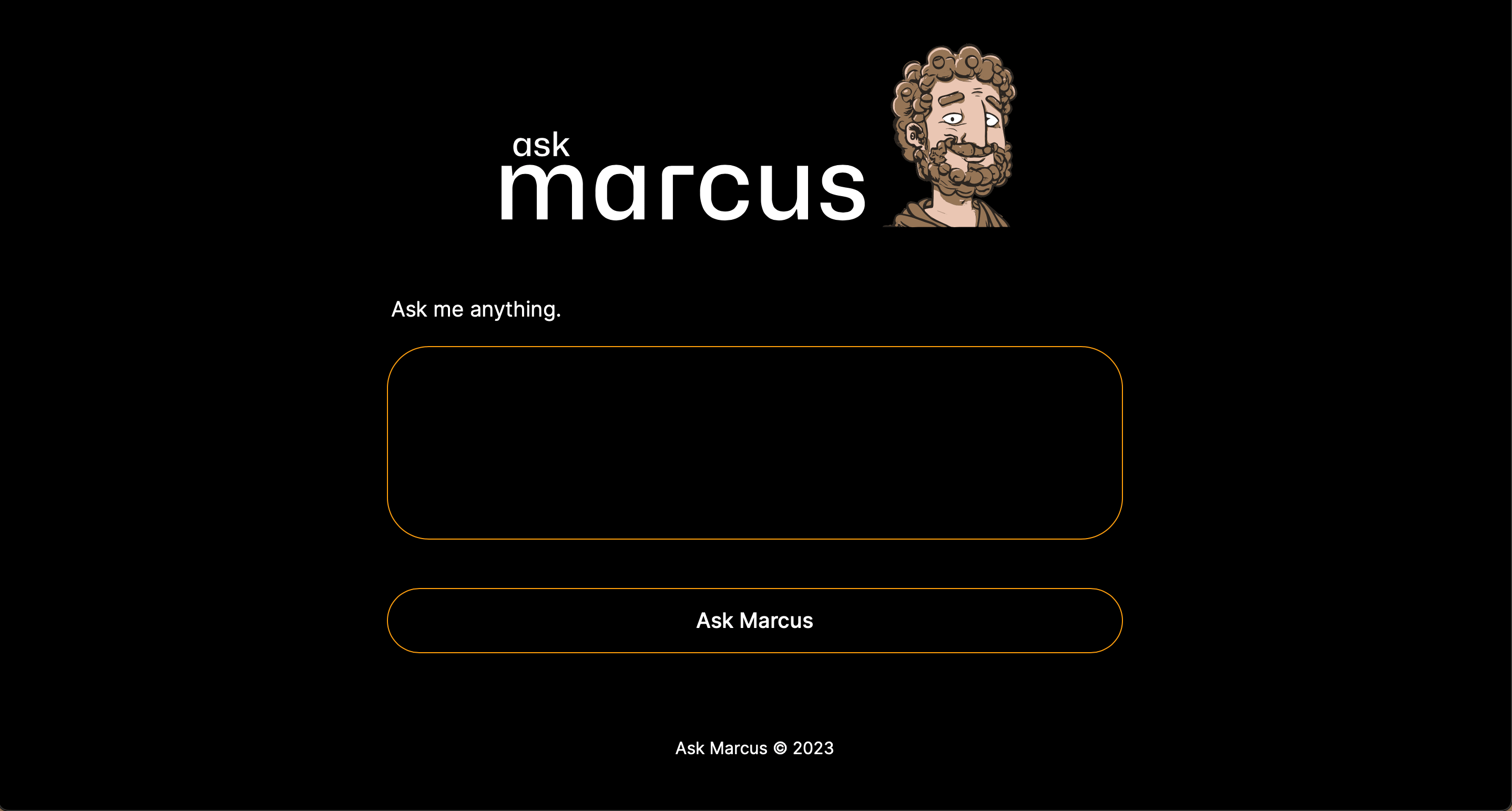 마커스에게 물어보세요 - Chatgpt의 AI 챗봇을 통해 Marcus Aurelius와 교류하십시오. 미디어 1