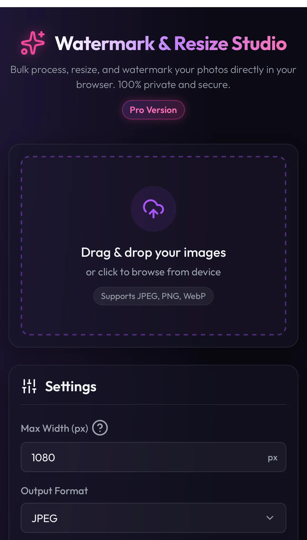 Watermark & Resize Studio gallery image