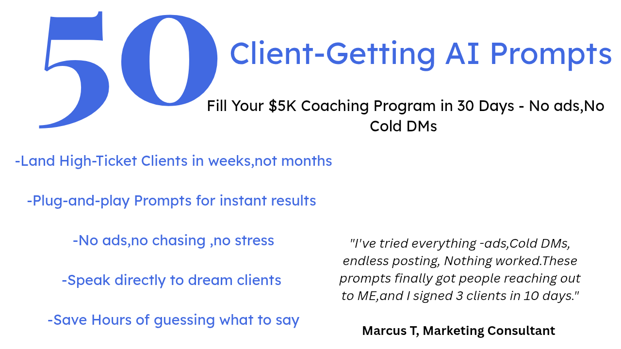 Il cliente riceve istruzioni - Riempi il tuo programma di coaching da $ 5k in 30 giorni, no a freddo DMS media 2