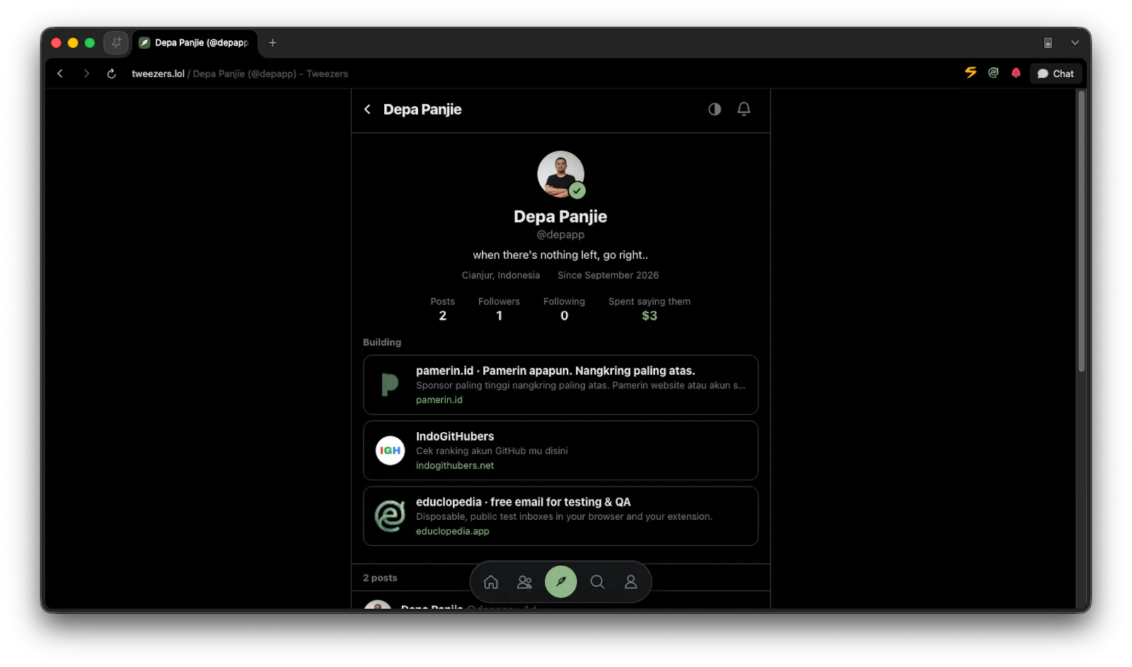 Tweezers screenshot 2