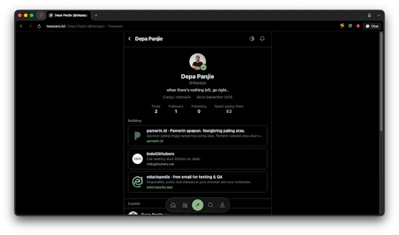 Tweezers screenshot 2