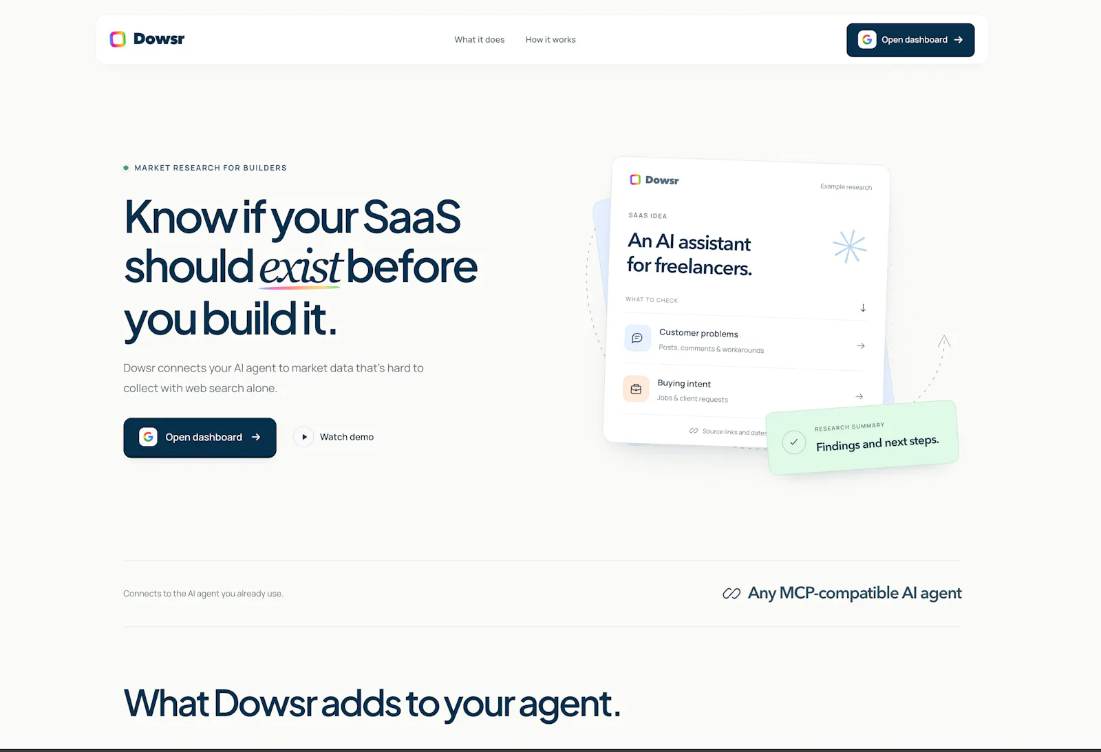 Dowsr screenshot 1