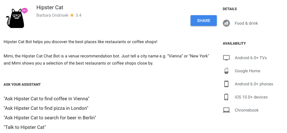 Mimi, the Hipster Cat Voice Assistant gallery image