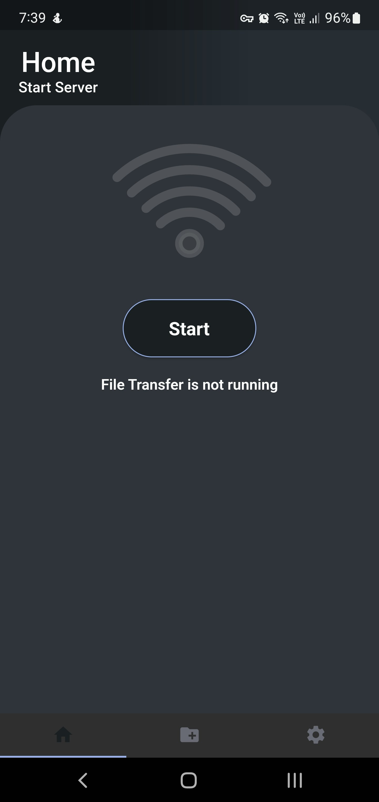 Transferência de arquivos WiFi media 2