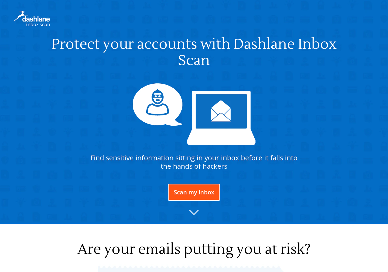 Dashlane Inbox Scan