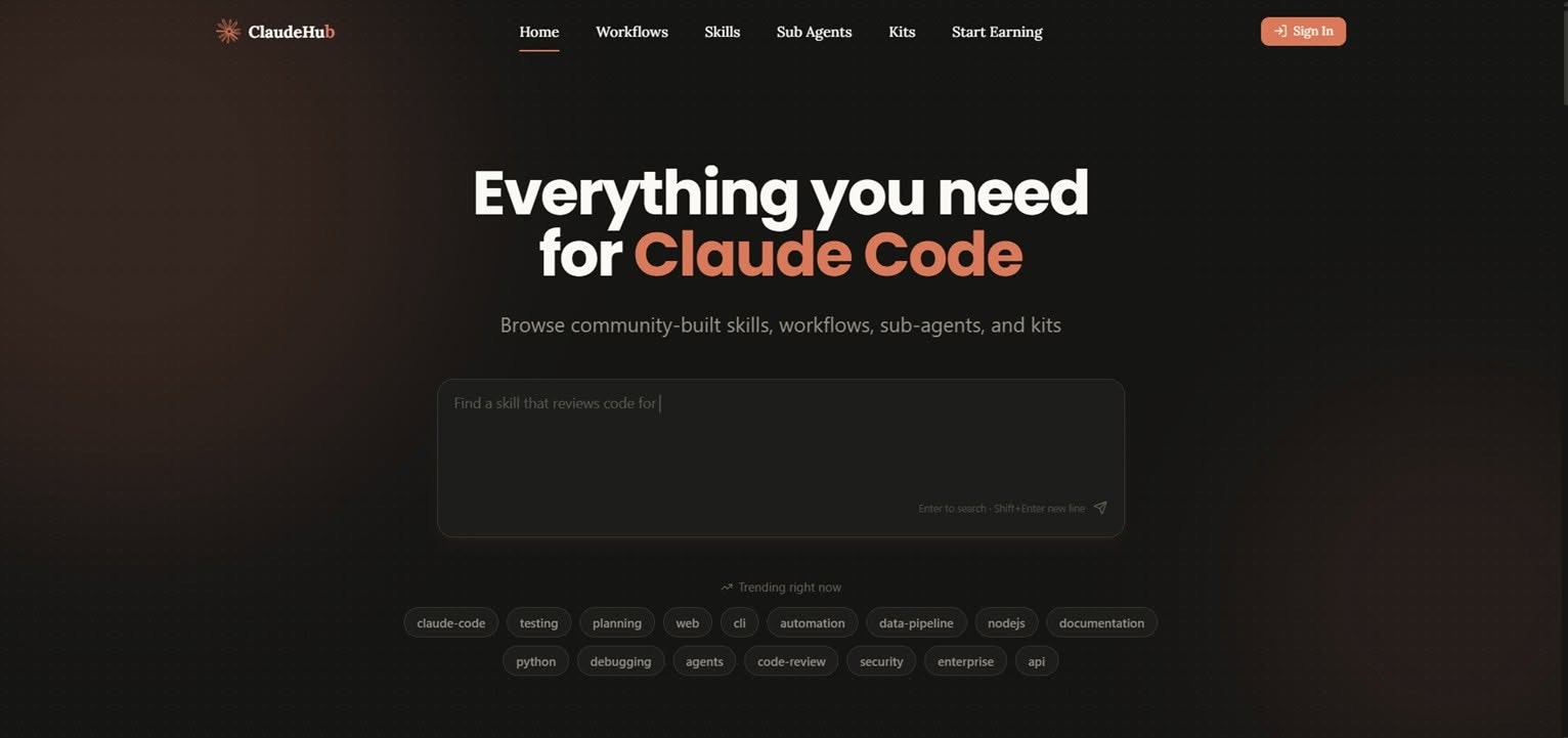 ClaudeHub gallery image