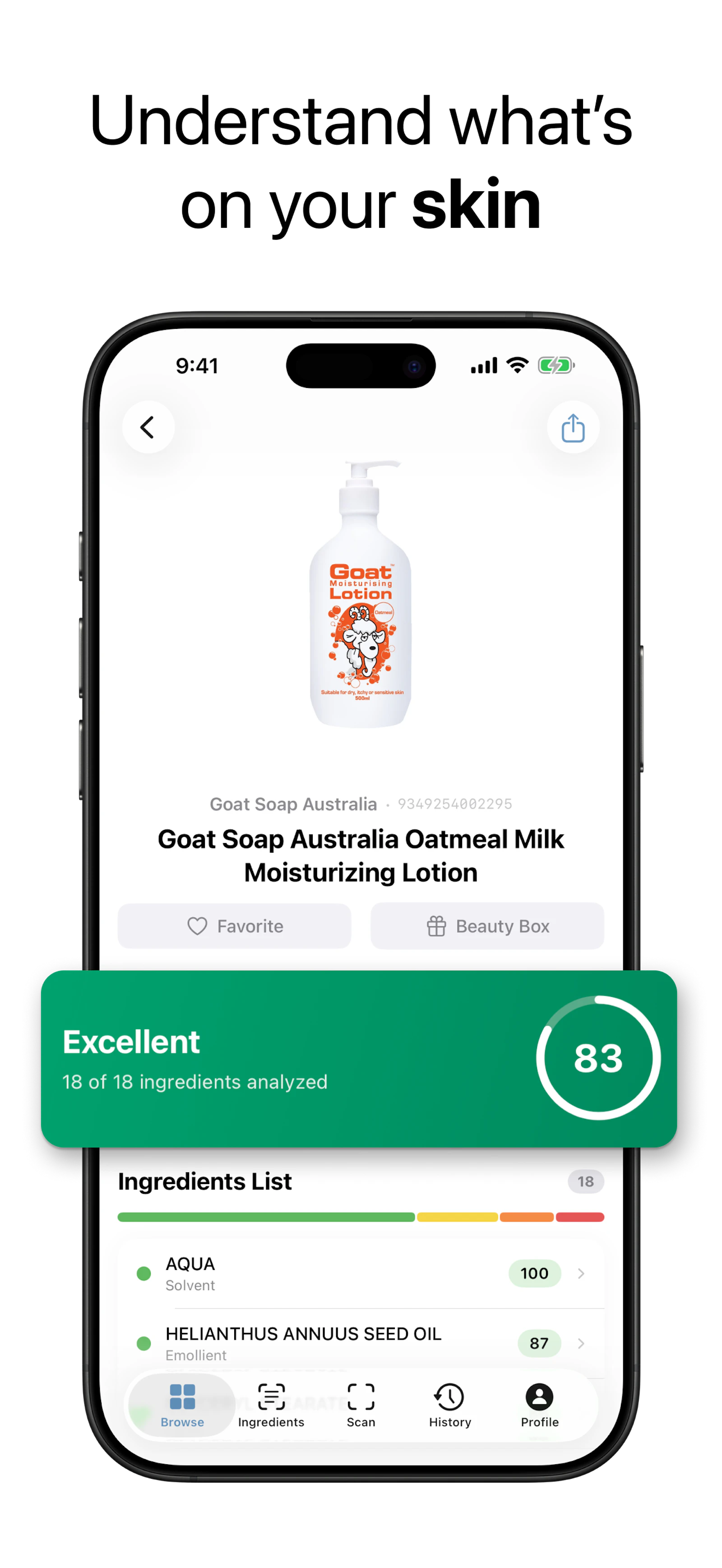 LuxSense: Cosmetic Scanner screenshot 2