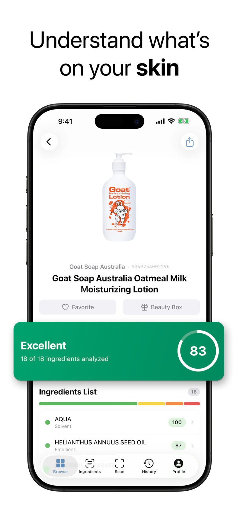 LuxSense: Cosmetic Scanner screenshot 2
