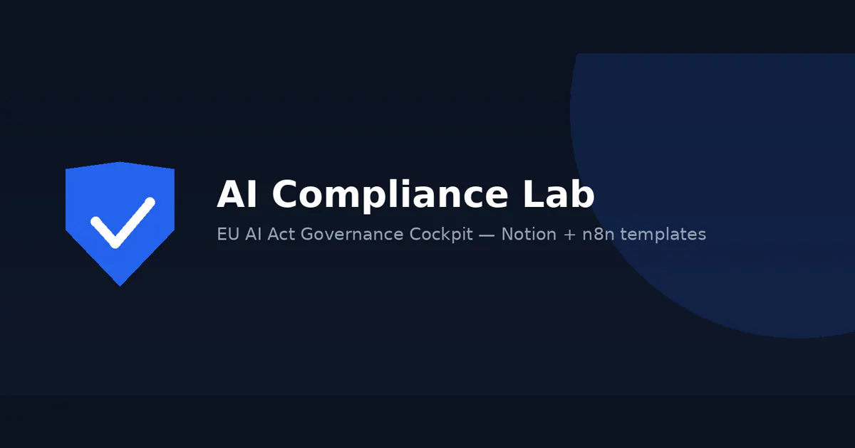 EU AI Act Governance Cockpit gallery image