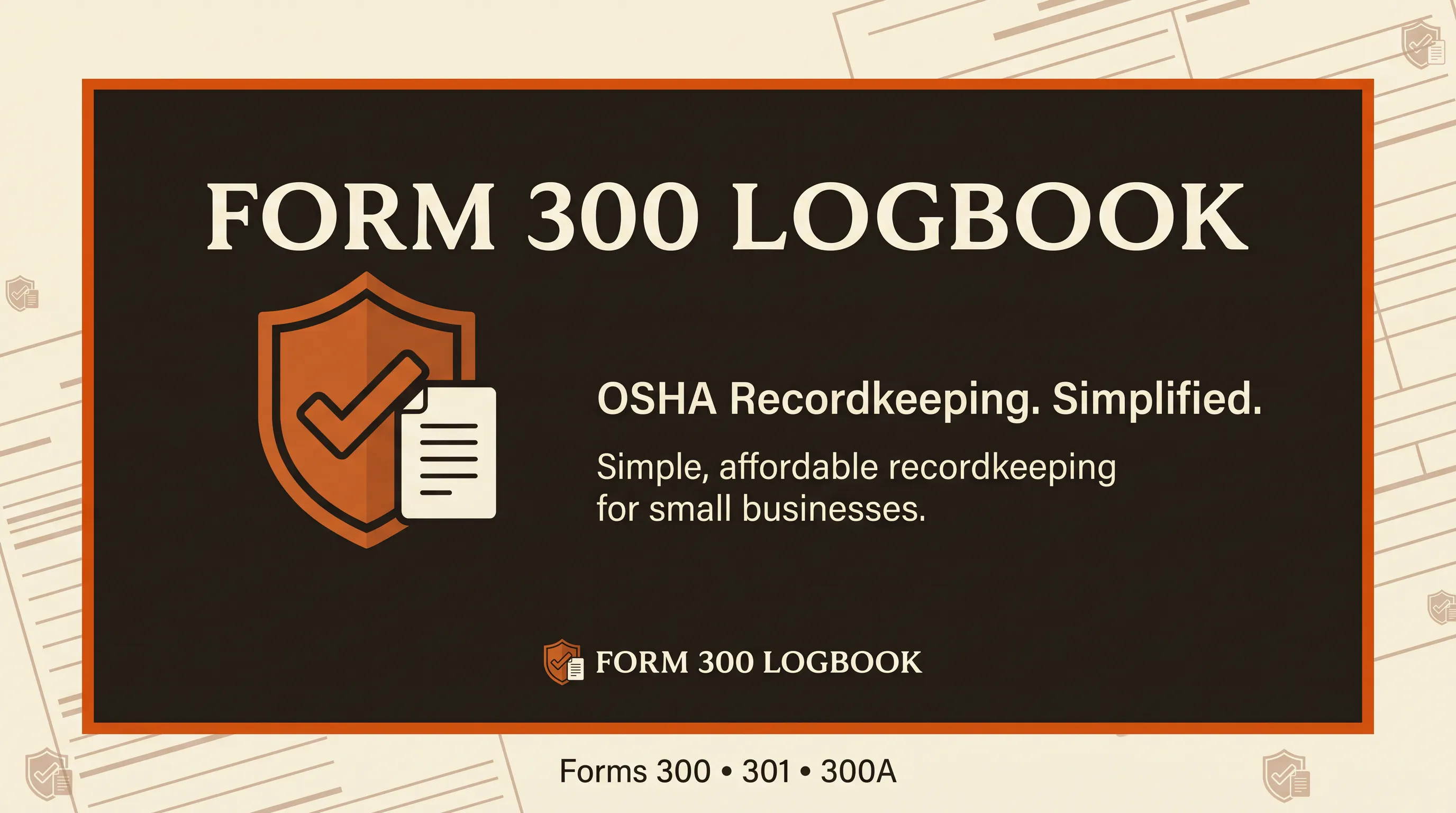 FORM 300 LOGBOOK gallery image
