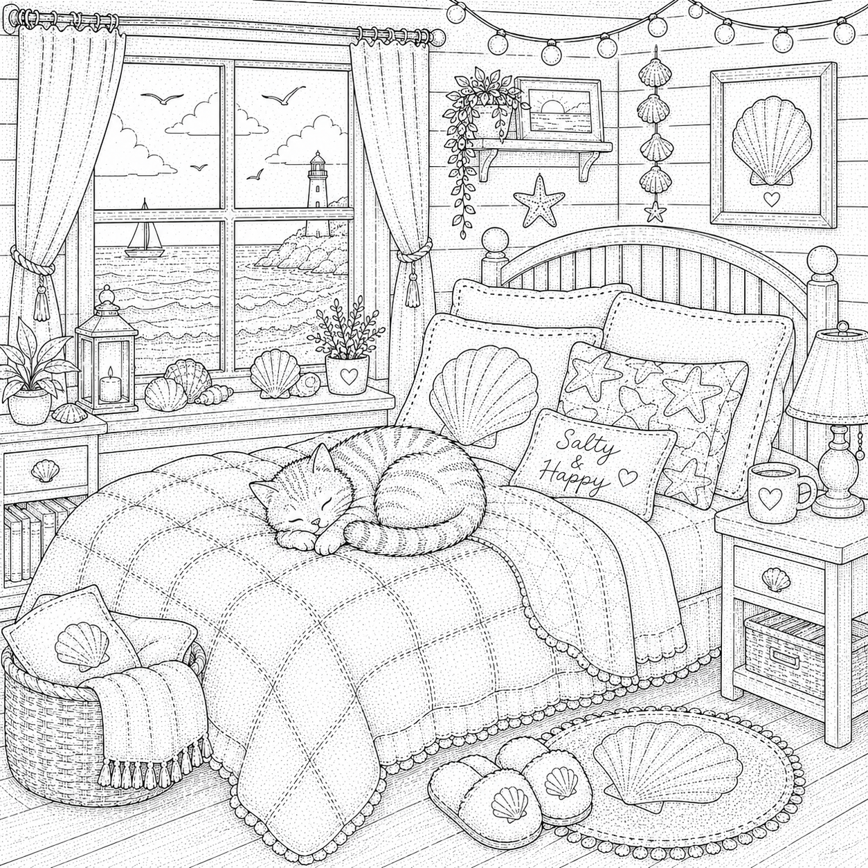 Monochrome Coloring Pages Bundle  gallery image